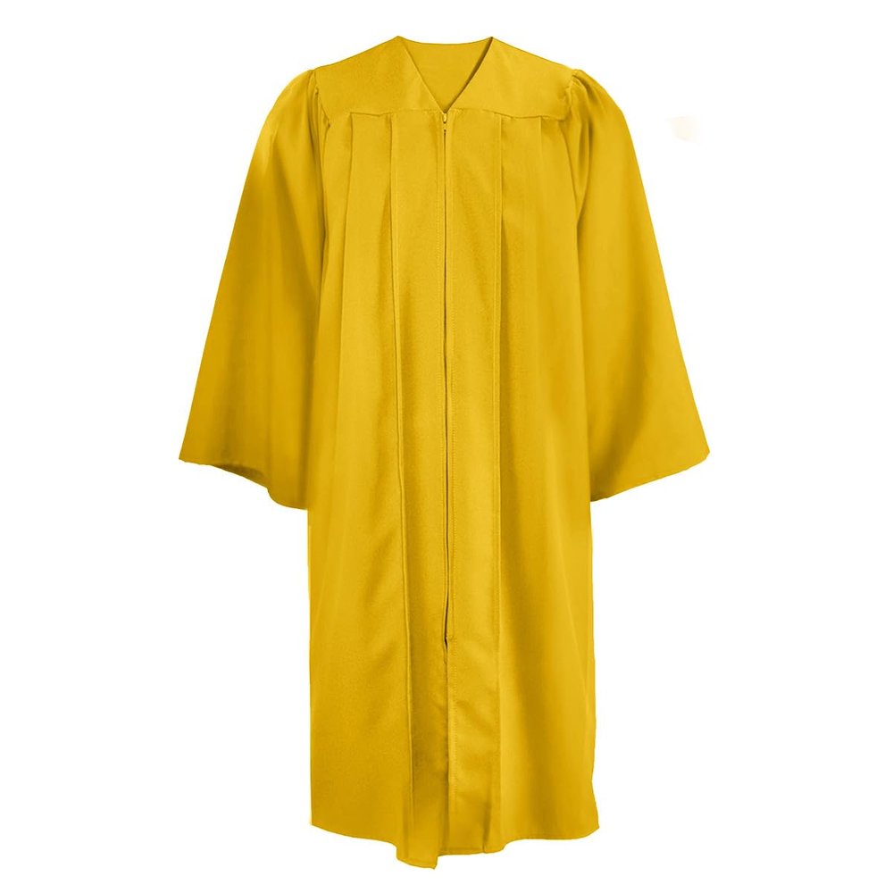 Misscom Adult Matte Choir Robe for Church Judge Robe Costume Unisex Graduation Gown