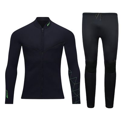 3MM Neoprene Two Piece Wetsuit, Neoprene Surfing Bodyboarding Diving Suit for Men Women Snorkeling Scuba Diving, Keep Warm, UV Protection,Men,4XL