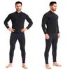 3MM Neoprene Two Piece Wetsuit, Neoprene Surfing Bodyboarding Diving Suit for Men Women Snorkeling Scuba Diving, Keep Warm, UV Protection,Men,4XL view 2