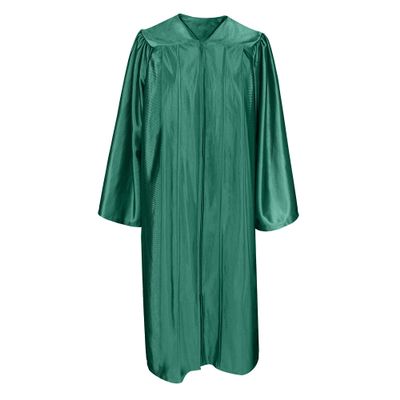 Misscom Unisex Shiny Graduation Gown Robe for High School and Bachel or Choir Robe for Confirmation Baptism
