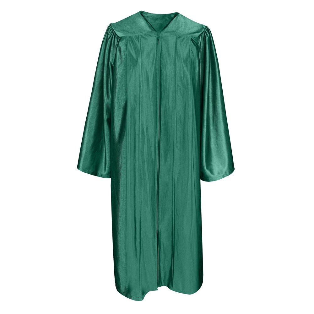 Misscom Unisex Shiny Graduation Gown Robe for High School and Bachel or Choir Robe for Confirmation Baptism