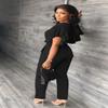 AIIYYQB Sexy Summer 2 Piece Sets for Women Dressy Crop Top Elegant Vacation Brunch Pants Suit Going Out Outfit view 4