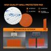 PROGOAL Gym Wall Paddings Basketball Court Wall Protection Pad - 2Thick Foam Wall Mat Durable Protector for Wall-Mounted Basketball Hoops Garage Taekwondo60" Lx20 W,Orange view 4
