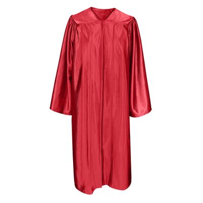 Misscom Unisex Shiny Graduation Gown Robe for High School and Bachel or Choir Robe for Confirmation Baptism