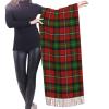 LMNSWDA Scottish Clan Boyd Tartan Plaid Women's Fashion Cashmere Feel with Tassel Large scarf warm party shawl Wraps view 2