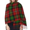 LMNSWDA Scottish Clan Boyd Tartan Plaid Women's Fashion Cashmere Feel with Tassel Large scarf warm party shawl Wraps view 4