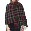 LMNSWDA Old Scotsman Clan Borthwick Tartan Plaid Women's Fashion Cashmere Feel with Tassel Large scarf warm party shawl Wraps view 4