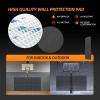 PROGOAL Gym Wall Paddings Basketball Court Wall Protection Pad - 2Thick Foam Wall Mat Durable Protector for Wall-Mounted Basketball Hoops Garage Taekwondo60" Lx20 W,Grey view 4