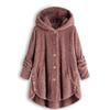 Cdiecer Maternity Winter Coat Comfy Wool Coats With Pockets 2023 Warm Fleece Plush Zipper Hooded Jacket Womens Coats Winter Sweater Coats For Women Warm Jackets For Women Fleece Cardigans For view 1