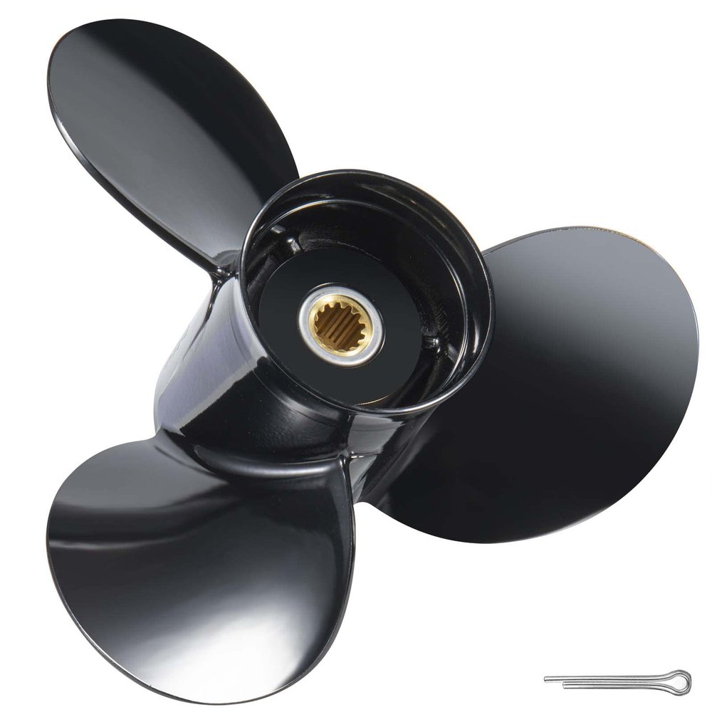 JSPROP Boat Propeller fit Johnson Evinrude OMC Stern Drive 40-140 HP Engines 13 Spline Tooth Outboard Prop RH OEM Propeller for 50 60 65 70 75 85 88 90 100 110 112 115 120 125 135 HP (13 1/4X17)