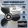JSPROP Boat Propeller fit Johnson Evinrude OMC Stern Drive 40-140 HP Engines 13 Spline Tooth Outboard Prop RH OEM Propeller for 50 60 65 70 75 85 88 90 100 110 112 115 120 125 135 HP (13 1/4X17) view 4