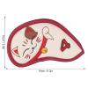 9pcs Golf Iron Head Covers Set,Lucky Cat Golf Iron Cover,Lovely Red Durable PU Golf Iron Head Covers Headcover Fortune Cat Embroidered Fit All Brands view 2