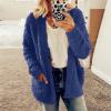 Cdiecer Fleece Cardigan Overcoat For Women Womens Fleece Jacket Sherpa Sweater Women Maternity Coat Sherpa Lined Casual Ladies Jackets Womens Winter Jacket Womens Coats And Jackets Winter Sherpa view 2