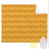Gsypo Beach Blanket Waterproof Sandproof 84x80, Summer Abstract Geometric Gradient Orange Ocean Wave Oversized Beach Mat with 4 Corner Sand Pocket & 4 Stakes, Outdoor Picnic Mat for Camping Travel view 1