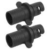 Halkey Roberts Valve Adapter,Adaptateur Pompe Air Track,Valves,Kayak Air Valve Connector Black Boat Valve Adapter Inflation Surfboard Accessory view 1