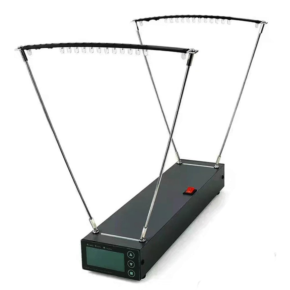 WLDOCA Ballistic Chronograph Bow Arrow Velocity Meter Measurement Tool with Large LCD Screen Measurement Range 1-2000 mps or (5-6500 FPS), 0.1-6000 J,Black,A