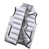 RTRDE Jacket, Outdoor Casual Stand Collar Padded Vest Coats Men Bubble Vest Brown Puffer Slim Quilted Vest Golf Men's Medium Vests Outerwear Jacket Mens Travel Vest Jacket Vest (L, Gray) view 1