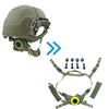 Wokyo 4-Point Helmet Liner Suspension for Fast MICH IBH Impact Helmets, X-Shaped Inside Suspension System (Green) view 1