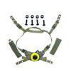 Wokyo 4-Point Helmet Liner Suspension for Fast MICH IBH Impact Helmets, X-Shaped Inside Suspension System (Green) view 2
