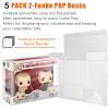 Clear Plastic Protector Case for 2-Pack-Funko-Pop Figures, Protector Case Compatible with Funko Pop 2-Pack Figures Boxes- 5 Pack view 3