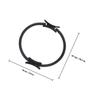 Toddmomy 1pc Household appliances Pilates Exercise Ring Pilates Resistance Ring Yoga Resistance Circle Unbreakable Fitness Circle Exercise Accessories Black Rings Yoga Circle Body Yoga Ring view 2