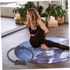 Toddmomy 1pc Household appliances Pilates Exercise Ring Pilates Resistance Ring Yoga Resistance Circle Unbreakable Fitness Circle Exercise Accessories Black Rings Yoga Circle Body Yoga Ring view 4