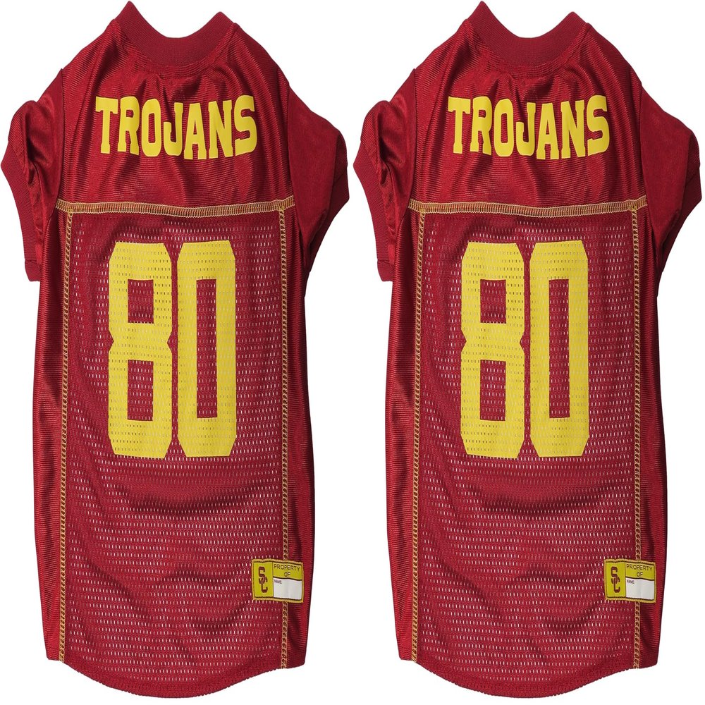 NCAA College Utah Utes Mesh Jersey for Dogs & Cats, Large. Licensed Big Dog Jersey with Your Favorite Football/Basketball College Team (Pack of 2)