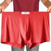 feichan ashion Men's Underwear, 1-Piece Modal rayon Mens Big & Tall Boxer Brief Up to 7XL, Moisture Wicking Flat Boxer Shorts (5XL, Red) view 1