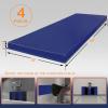 PROGOAL Gym Wall Paddings Basketball Court Wall Protection Pad - 2Thick Foam Wall Mat Durable Protector for Wall-Mounted Basketball Hoops Garage Taekwondo60" Lx20 W,Blue view 2