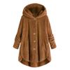Cdiecer Woman Winter Jacket Autumn And Winter Thickened Hooded Coat Womens Shacket Jacket Womens Coats And Jackets Winter Plus Size Fall Outfits For Women Coats For Women Plus Size Winter Going view 1