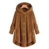 Cdiecer Woman Winter Jacket Autumn And Winter Thickened Hooded Coat Womens Shacket Jacket Womens Coats And Jackets Winter Plus Size Fall Outfits For Women Coats For Women Plus Size Winter Going view 3