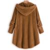 Cdiecer Woman Winter Jacket Autumn And Winter Thickened Hooded Coat Womens Shacket Jacket Womens Coats And Jackets Winter Plus Size Fall Outfits For Women Coats For Women Plus Size Winter Going view 4