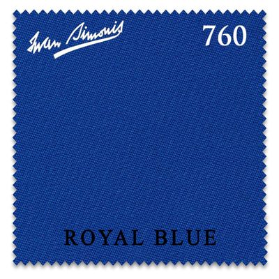 Iwan Simonis 760 Pool Billiard Table Cloth - Authorized Dealer (Royal Blue, 7 ft)