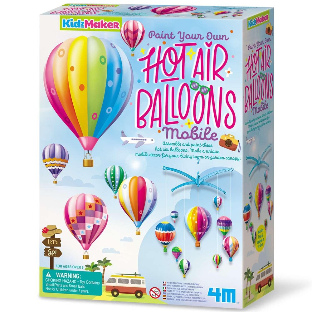 KidzMaker/Paint Your Own Hot Air Balloons Mobile