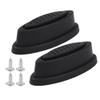 BQLZR Luggage Bracket Side Stud Foot Replacement Black Feet Pad for Suitcase Pack of 2 view 1