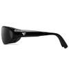 7 EYE DIABLO Wind Blocking Padded Foam Photochromic Sunglasses for Outdoors, 100% UVA + UVB Protection, Black Frame, Clear to Dark Gray Lenses view 2