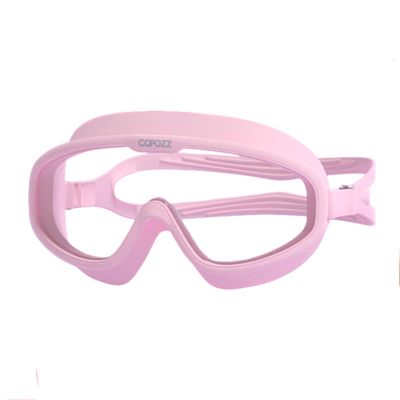 COPOZZ Kids Goggles for Swimming 8-12, Youth Wide View Anti Fog No Leak Clear Swim Goggles for Boys Girls Pool Beach