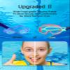 COPOZZ Kids Goggles for Swimming 8-12, Youth Wide View Anti Fog No Leak Clear Swim Goggles for Boys Girls Pool Beach view 3