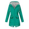 NaRHbrg Women Solid Rain Jackets Windproof Hooded Active Windbreaker view 1