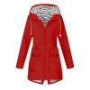 NaRHbrg Women Solid Rain Jackets Windproof Hooded Active Windbreaker view 1