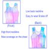 Domusgo Girls Gymnastics Leotards Size 3t 4t Blue Purple Star Sparkle One Piece Unitards view 3