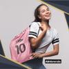 ALLNTRENDS Miami 10 Gym Bag String Bag Nylon Soccer Fan Sport Backpack (Black) view 3