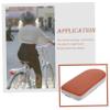 Bike Rack Cushion for Rear Seat Removable Brown Cycling Accessory Non-Slip and Thick Sponge for Enhanced Comfort Easy Installation Bicycle Models view 2