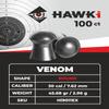 Hawki Airgun Pellets Round Shape .30 Cal / 7.62mm Caliber (45.68 gr/2.96 g) 100 ct Hi9011EX (Round Shape, Premium Series) | Designed for Hunting view 2