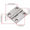 Laorde 316 Stainless Steel Hinges Marine Grade 1.5" x 1.5" Heavy Duty Boat Hatch Hinge (40 mm X 40 mm) 4 Pack Casting Cabinet Door Hinge with Screws view 3
