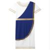 ACSUSS Mens Halloween Ancient Greek Toga Dress Up Costumes Short Sleeve Retro Gold Cosplay Roman Robe Blue Large view 4