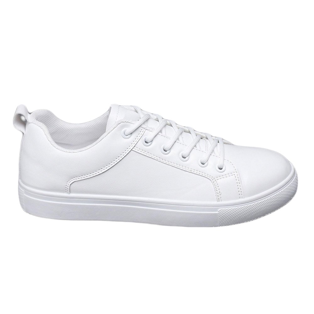 Jueshanzj Men's Shoes White Shoes Walking Shoes Board Shoes White 10.5