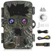 inBEKEA Trail Camera Dual-Lens with Starlight Night Vision 4K 20MP Wildlife Game Camera with 0.2s Motion Activated 120 Wide Angle IP66 Waterproof 2.4" Screen Hunting Scouting Cam view 1