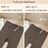 Bontierie Fleece Lined Fake Translucent Pantyhose For Women Black High-waisted Winter Warm Sheer Thick Tights view 3