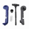 Tgpiao 1Pack Mini Fishing Line Winder Spooler Machine,Portable Adjustable Detachable Spinning Reel Spool Spooling Station System, Baitcaster Multifunctional Line Winder Tool (White and Blue) view 2